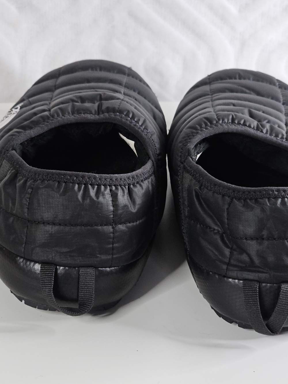 The North Face Black Quilted ThermoBall Slip-On Slippers - Picture 3 of 8
